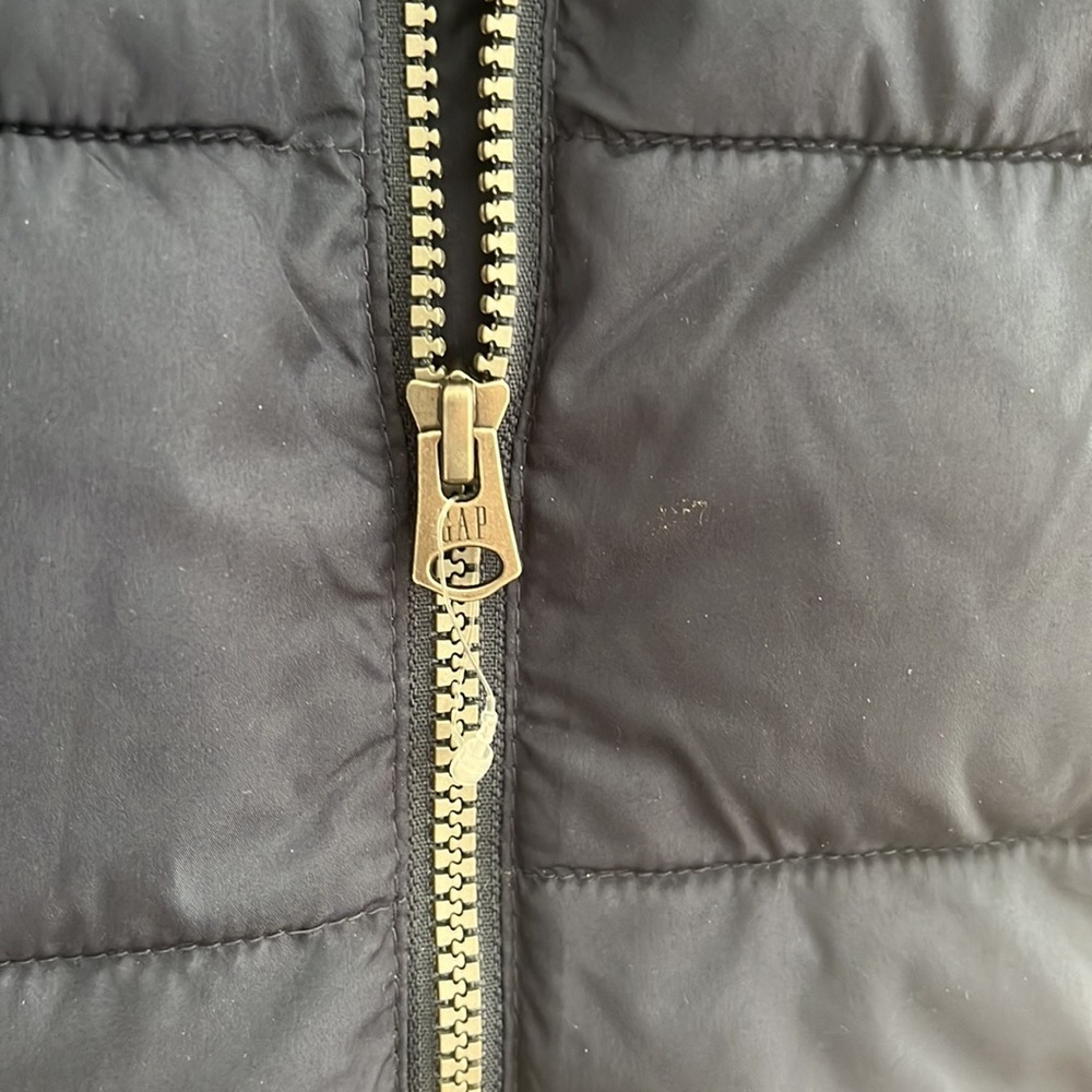 GAP Puffer Vest ColdControl Water Resistant L‎ Navy Kids Winter Fall Casual - Picture 4 of 6